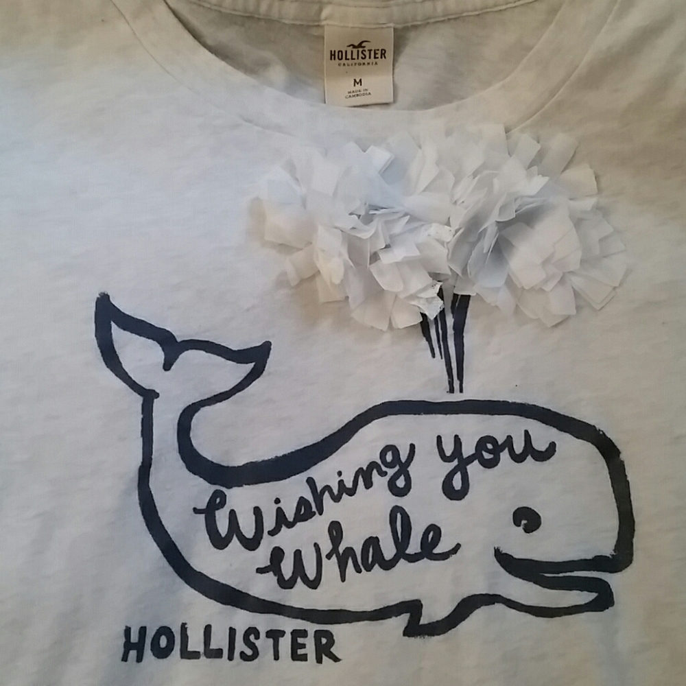 Hollister fun 3D embellishment shirt, M - Picture 2 of 4